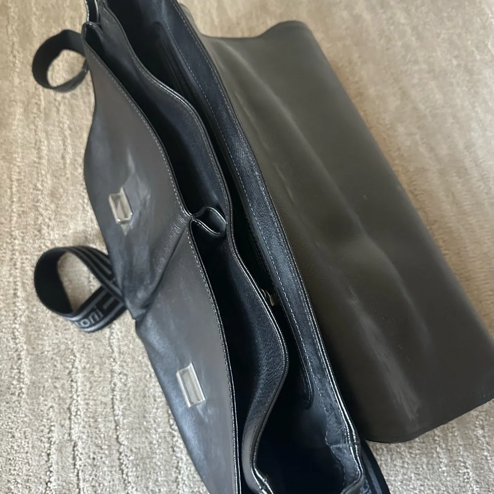 Black Leather Briefcase